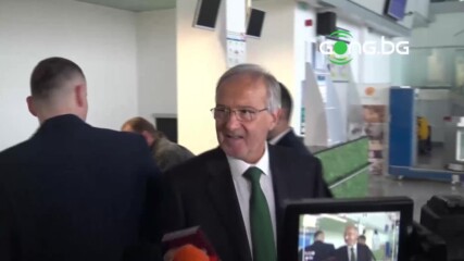 Георги Дерменджиев преди заминаването за Турция