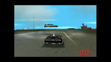 Черен  Delorean