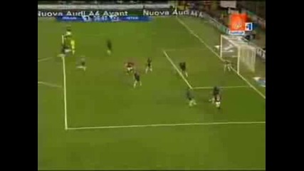 Ronaldinho Goal - Milan 1 - 0 Inter