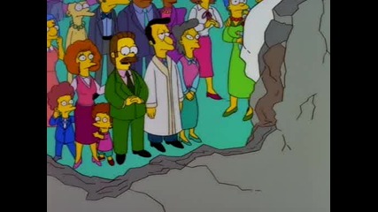 The Simpsons Лиса и Ангела Религия срещу Наука 