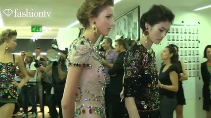 Dolce & Gabbana Spring 2012 Hair & Makeup ft Jessica Stam, Poppy Delevigne - Milan