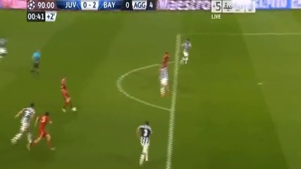 Juventus 0-2 Bayern Munchen