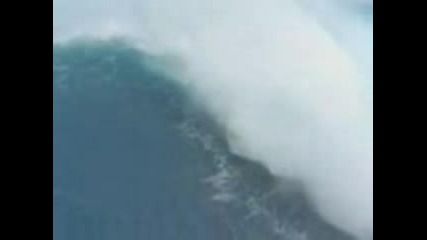 Huge Wave Surfing