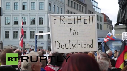 Germany: 10,000 PEGIDA protesters rally against refugees in Dresden