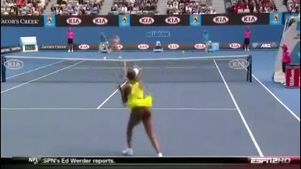 Винъс Уилямс без гащи на Australian Open - Видео