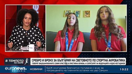 Сребро и бронз за България на Световното първенство по спортна акробатика| В темпото на Кари