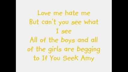 ~ [ Britney Spears - If You Seek Amy + Tekst * ]~