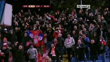 Steaua Bucharest 0 - 1 Liverpool ( Jovanovic ) 