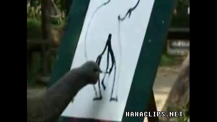 Слон художник 
