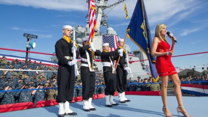 Lilian Garcia's performance of "The Star-Spangled Banner" makes the WWE Music Power 10 (WWE Network Exclusive)