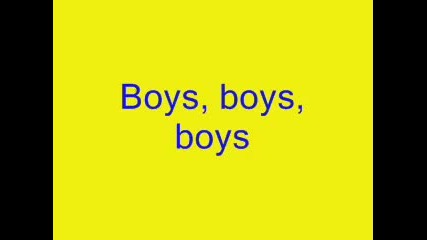 Boys Boys Boys - Lady Gaga Lyrics 