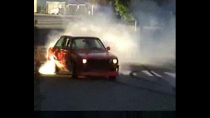 Bmw E30 325 Turbo Burnout