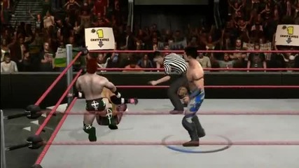 Wrestlmania 27 Four Way Battle Royal (miz, Mcintyre, Bourne, Sheamus) (360p) 