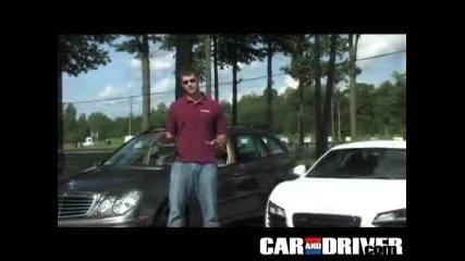 Audi R8 vs. Mercedes - Benz E63 Amg Wagon - Car and Driver 