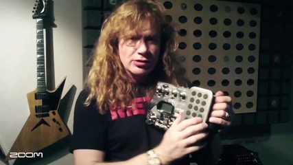 Dave Mustaine of Megadeth Zoom G2.1dm signature pedal