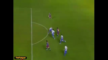 Deportivo la Coruna vs Barcelona 0 - 4 [pedro Goal]