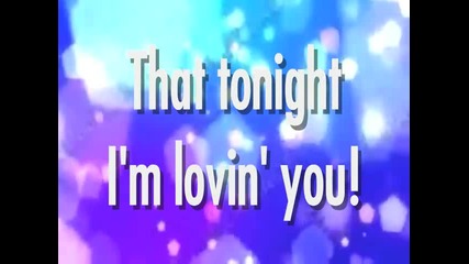 Enrique Iglesias Ludacris - Tonight (i m Lovin You) - Lyrics 