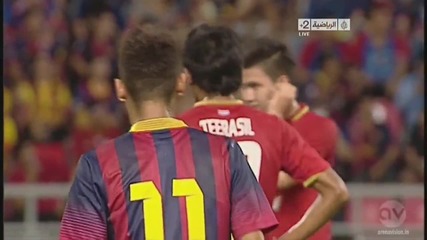 Неймар с първи гол за Барселона