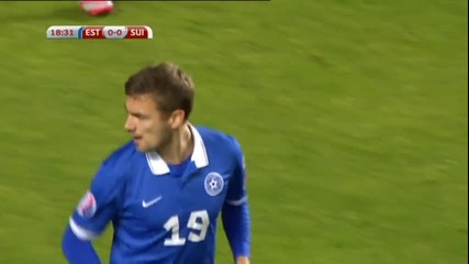 Eстония - Швейцария 0:1