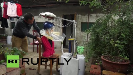 Китайска машина за миене на глава