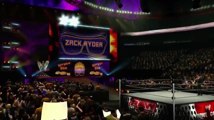 W W E '13 - Zack Ryder's Entrance + Finisher