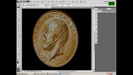photoshop cs4 3d монета