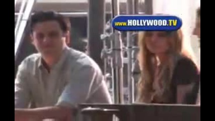 Lindsay Lohan Day 3 Of Filming 