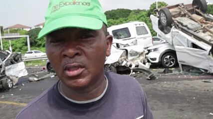 ЗРЕЛИЩНО: Масова катастрофа с над 50 коли в Южна Африка