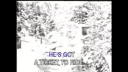 The Carpenters - Ticket To Ride - Karaoke