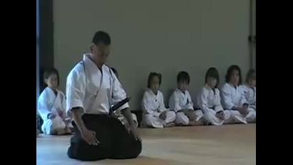 Champion Eyes Yamashita Shorin Ryu Karate Sensei Armando Anselmo Performs with Sword 