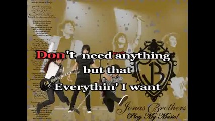 Jonas - Play my mucic (karaoke)