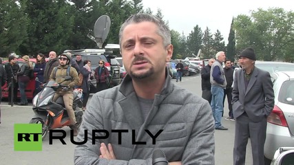 Georgia: Thousands protest against government takeover of main TV company