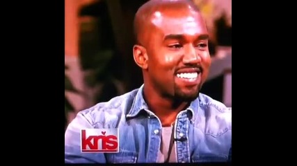 Kanye се смее, а след това разбира, че се смее на себе си