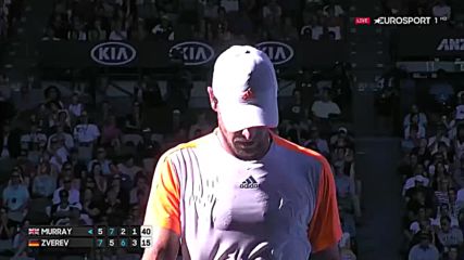Andy Murray - Misha Zverev 2017 Australian Open R4