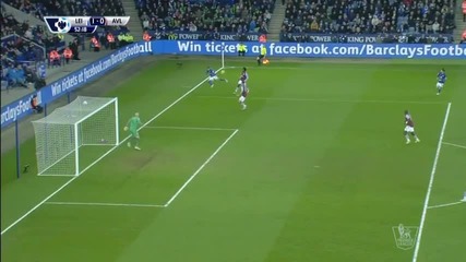Лестър 1:0 Астън Вила 10.01.2015