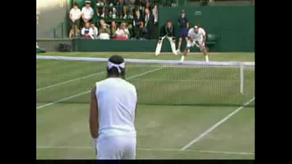 Roger Federer Vs Rafael Nadal At Wimbledon 2008