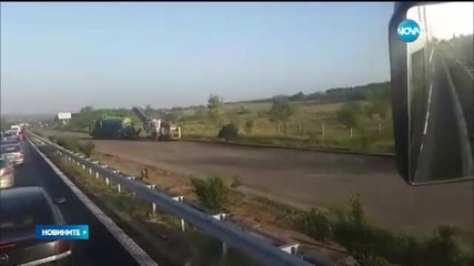 Сериозни задръствания на АМ "Тракия"