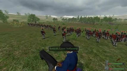 Mount and Blade Napoleonic wars- 200 British Line Infantry Vs 200 French Line Infantry