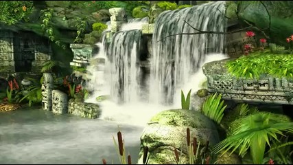 Mayan 3d Waterfall Screensaver High Definition [maximum Details]