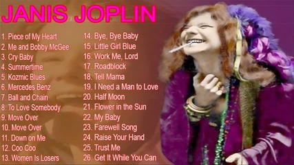 Janis Joplin- Greatest hits full album -- Best of Janis Joplin