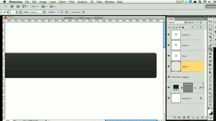 Photoshop - Modern Navigation Bar Design 