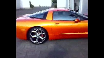 Corvette C5 - 20 Zoll - Orange - Red