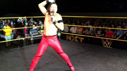 Shinsuke Nakamura says goodbye at his final NXT Live Event