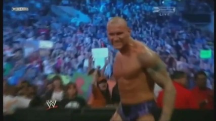 Wwe Sumerslam 2010 Много яко Р К О от Ранди Ортън 