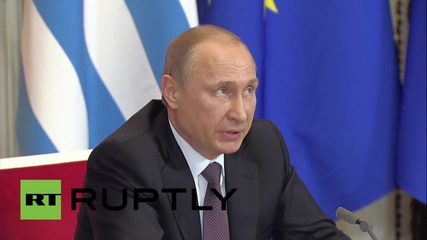 Russia: Greece was forced to vote for sanctions on Russia says Putin