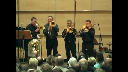 J.brahms - Ungarischer Tanz No 5 - trombone quartet 