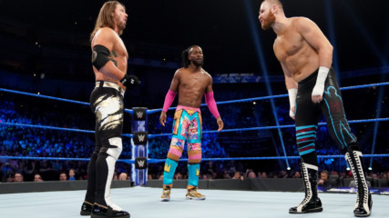Kofi Kingston vs. AJ Styles vs. Sami Zayn – WWE Championship Triple Threat Match: SmackDown LIVE, May 7, 2019