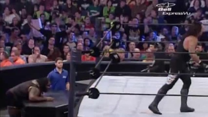 Over the Top Rope Suicide Dive - Undertaker