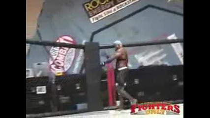 Kevin Randleman training for Strikeforce