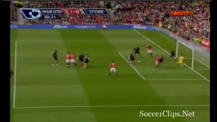09.05.2010 Манчестър Юнайтед 4 - 0 Сток Сити гол на Дарън Флетчър 